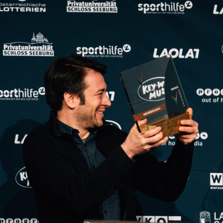 Eric bei der Preisverleihung